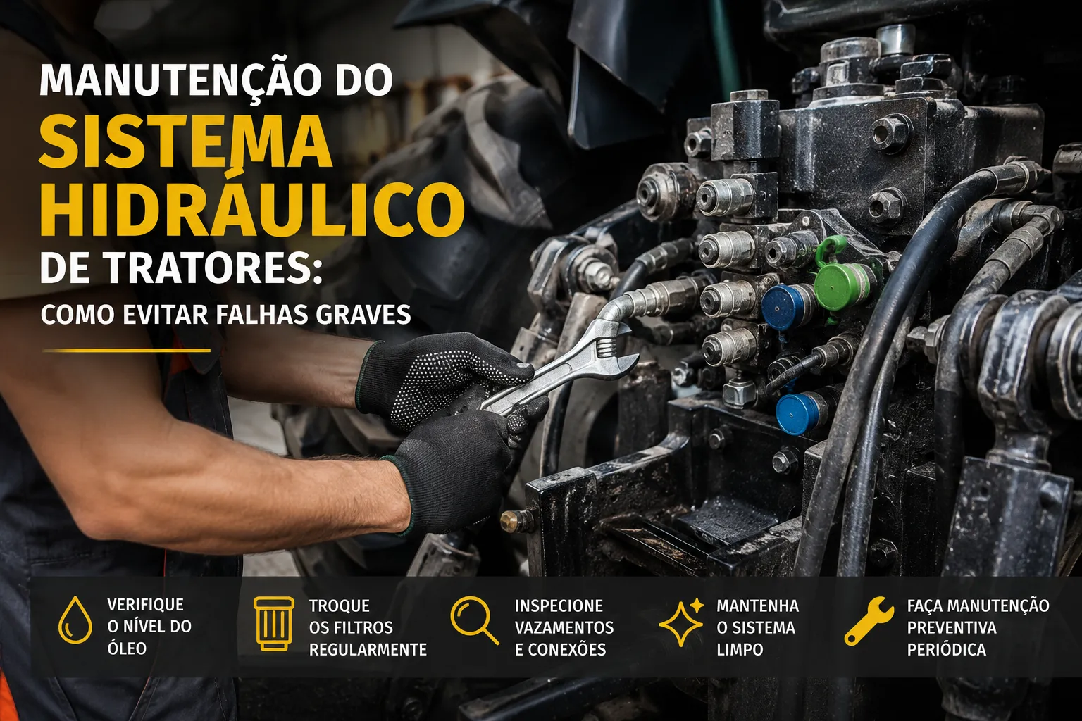 Manutenção do Sistema Hidráulico de Tratores: Como Evitar Falhas Graves